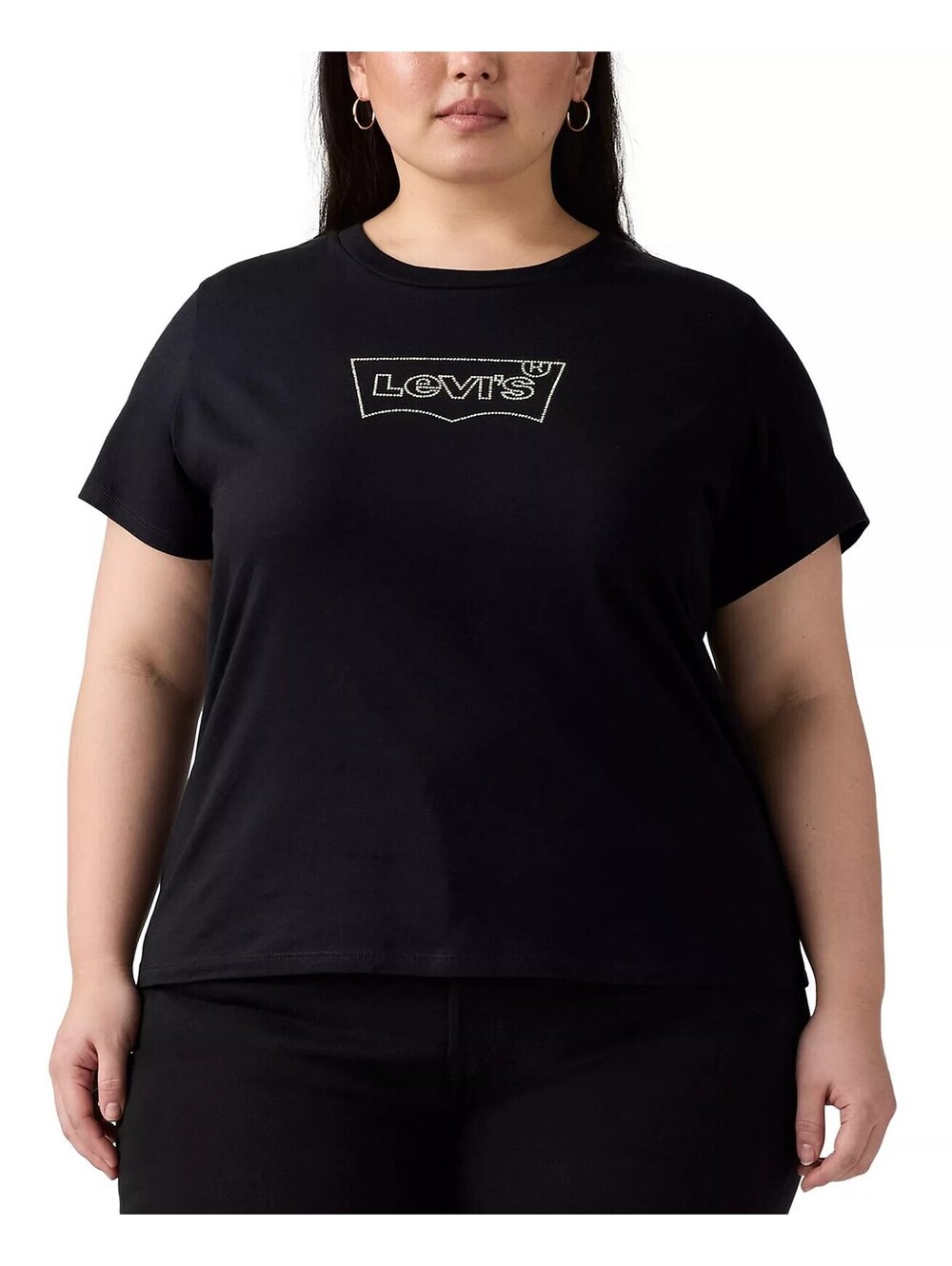 Levi's Plus Size Cotton Perfect Studded Logo T-Shirt 2X